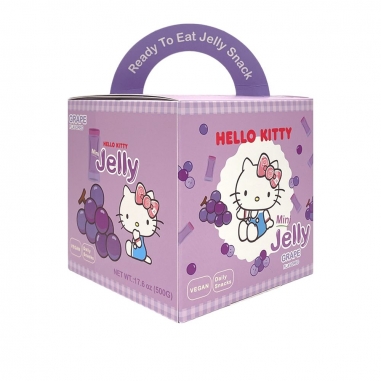 Sanrio三麗鷗|機場免稅限定 Hello Kitty 寒天果凍禮盒 (葡萄口味)