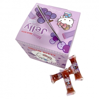 Sanrio三麗鷗|機場免稅限定 Hello Kitty 寒天果凍禮盒 (葡萄口味)