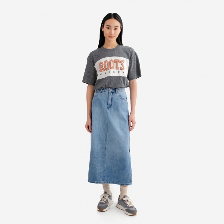 GF ROOTS BLOCKED T-SHIRTRoots中性-GF ROOTS BLOCKED 短袖上衣