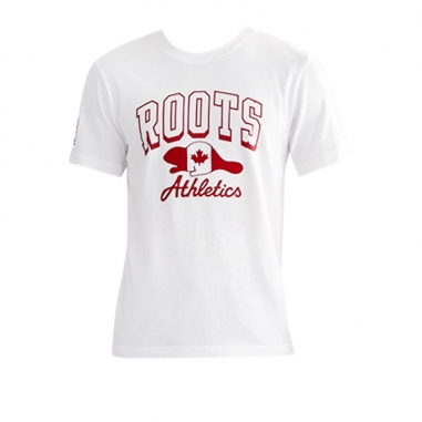 RootsRoots Roots 男裝-ROOTS BEAVER FLAG SLIM 短袖上衣