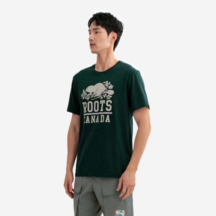ROOTS CANADA T-SHIRTRoots 男裝-ROOTS CANADA 短袖上衣