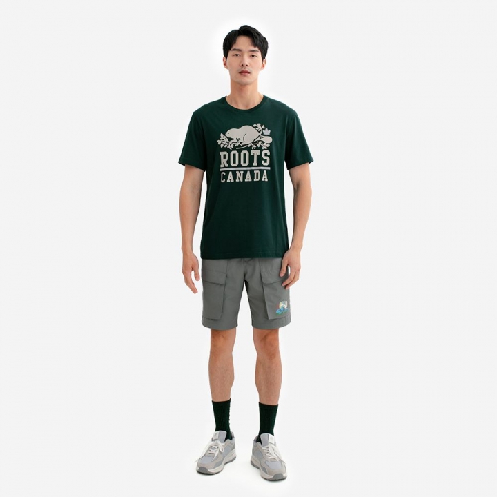 ROOTS CANADA T-SHIRTRoots 男裝-ROOTS CANADA 短袖上衣