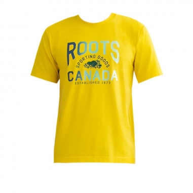 RootsRoots Roots 男裝-NATURE ATHLETICS 短袖上衣