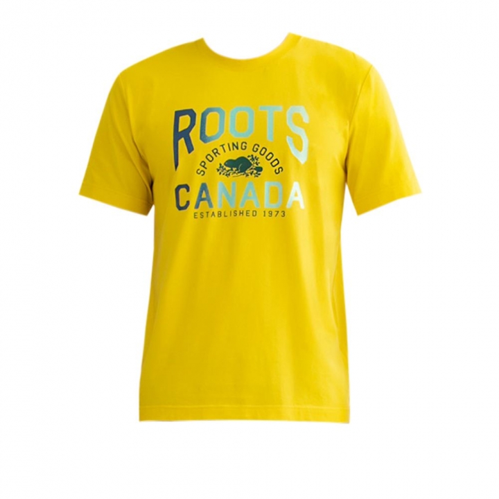 NATURE ATHLETICS T-SHIRTRoots 男裝-NATURE ATHLETICS 短袖上衣