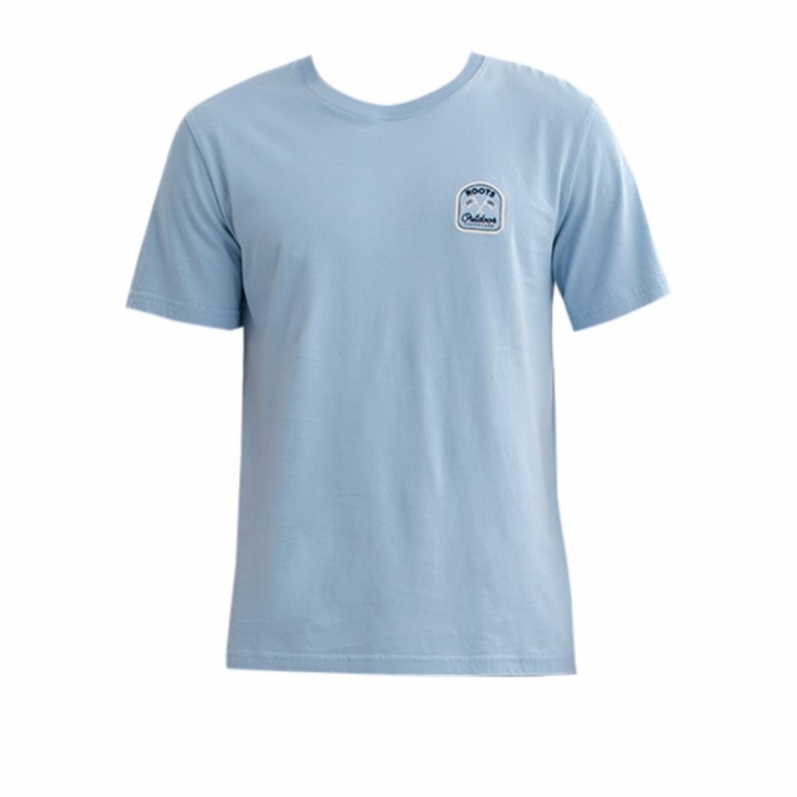 OUTDOOR CLUBHOUSE SLIM T-SHIRTRoots 男裝-OUTDOOR CLUBHOUSE SLIM 短袖上衣