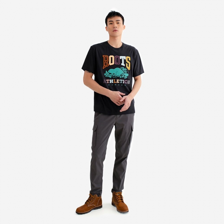 ROOTS ATHLETIC T-SHIRTRoots 男裝-ROOTS ATHLETIC 短袖上衣