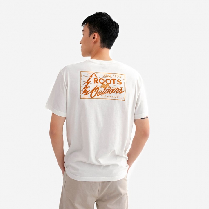 ROOTS OUTDOORS T-SHIRTRoots 男裝-ROOTS OUTDOORS 短袖上衣