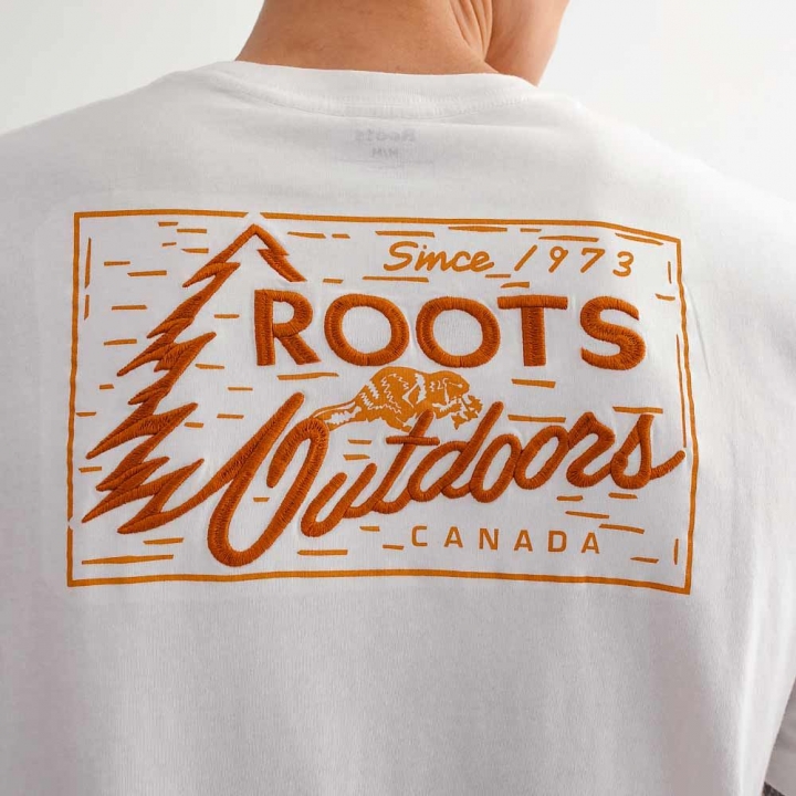 ROOTS OUTDOORS T-SHIRTRoots 男裝-ROOTS OUTDOORS 短袖上衣