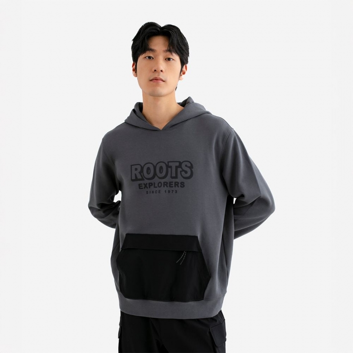 ROOTS EXPLORERS KANGA HOODIERoots 男裝-ROOTS EXPLORERS 連帽上衣