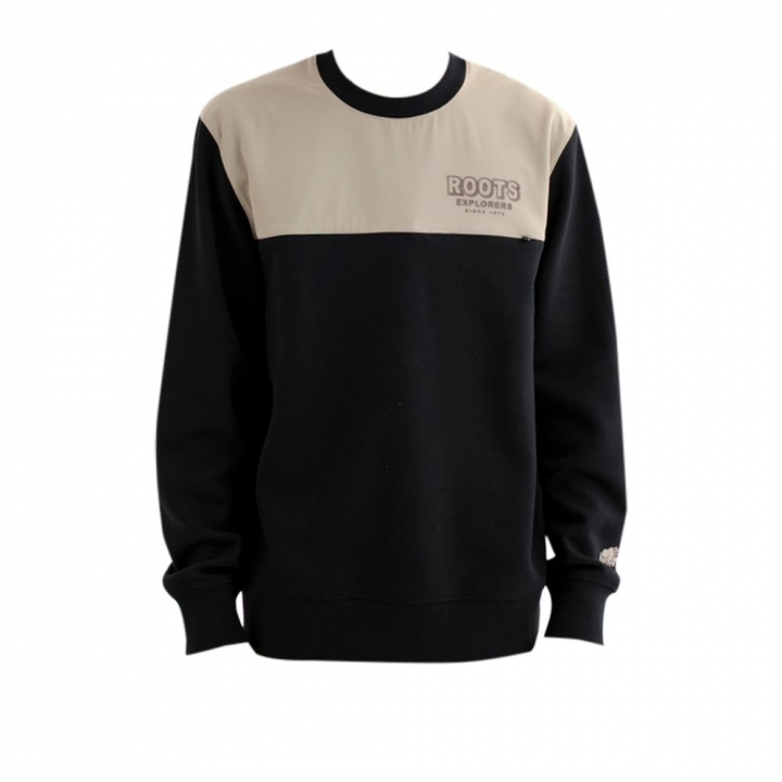 ROOTS EXPLORERS CREWRoots 男裝-ROOTS EXPLORERS 圓領上衣
