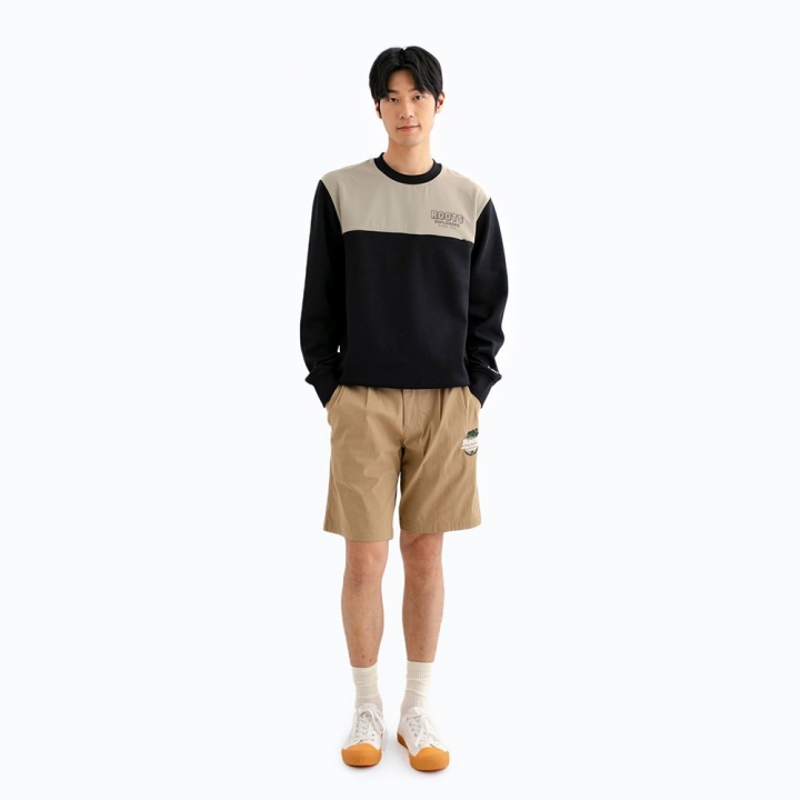 ROOTS EXPLORERS CREWRoots 男裝-ROOTS EXPLORERS 圓領上衣