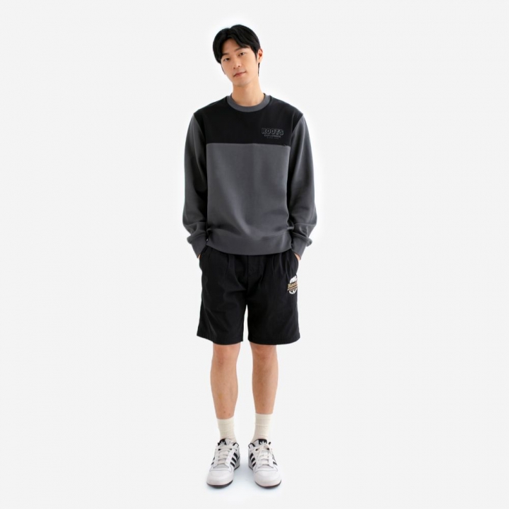 ROOTS EXPLORERS CREWRoots 男裝-ROOTS EXPLORERS 圓領上衣
