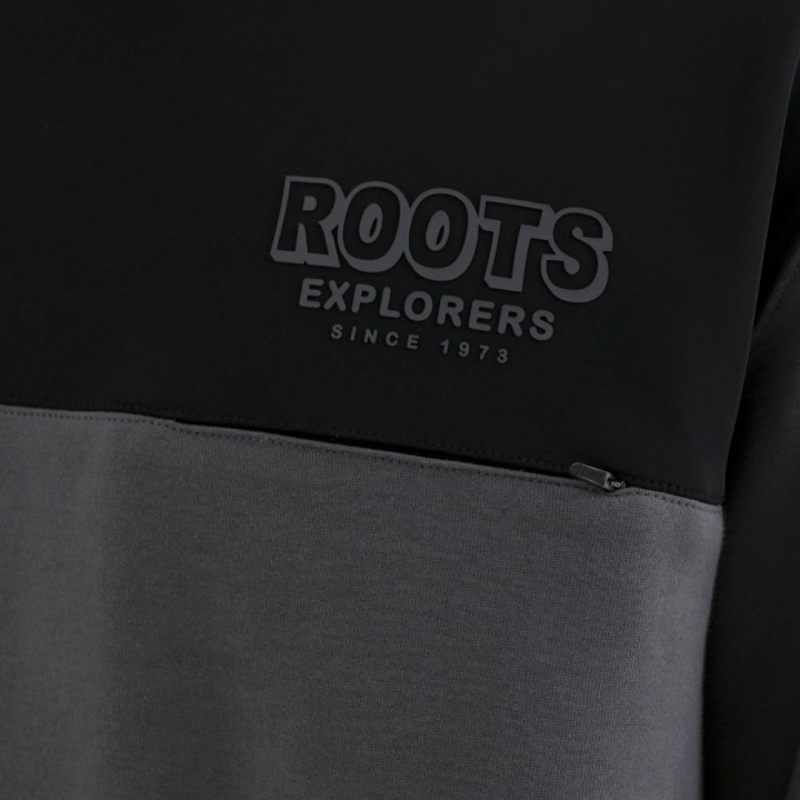 ROOTS EXPLORERS CREWRoots 男裝-ROOTS EXPLORERS 圓領上衣