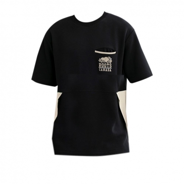 RootsRoots Roots 男裝-ROOTS CANADA BLOCKED 圓領上衣