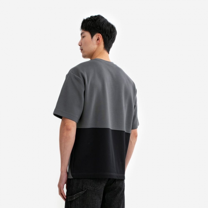 ROOTS CANADA BLOCKED SWEAT TOPRoots 男裝-ROOTS CANADA BLOCKED 圓領上衣