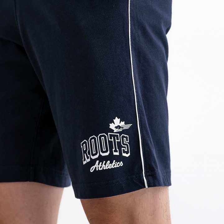 ROOTS ATHLETICS ARCH SLIM SHORTRoots 男裝-ROOTS ATHLETICS ARCH 棉短褲