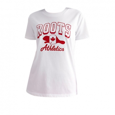 RootsRoots Roots女裝- CANADA BEAVER 短袖上衣