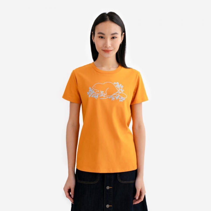 NOVELTY BEAVER T-SHIRTRoots女裝- NOVELTY BEAVER 短袖上衣