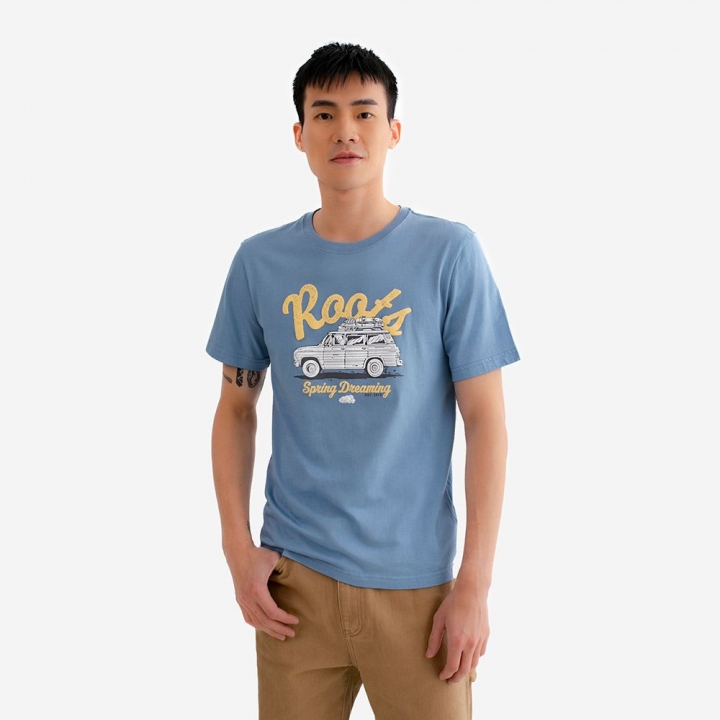 ROOTS ROAD TRIP SLIM T-SHIRTRoots 男裝-ROOTS ROAD TRIP SLIM 短袖上衣