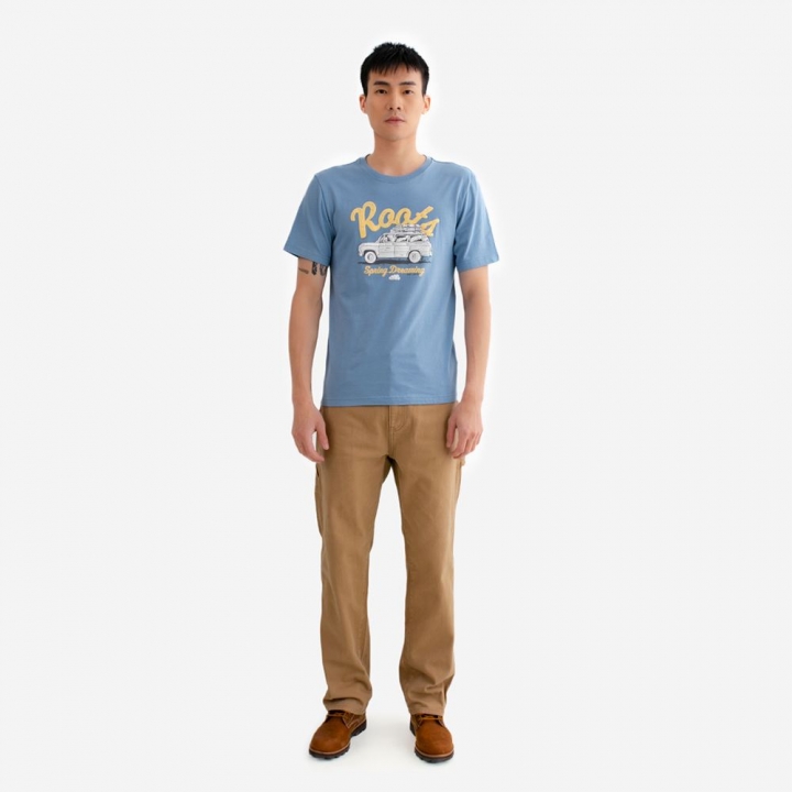 ROOTS ROAD TRIP SLIM T-SHIRTRoots 男裝-ROOTS ROAD TRIP SLIM 短袖上衣