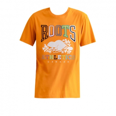 RootsRoots Roots 男裝-ROOTS ATHLETIC 短袖上衣