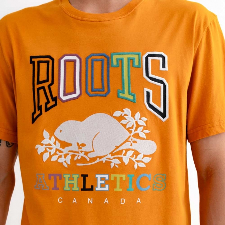 ROOTS ATHLETIC T-SHIRTRoots 男裝-ROOTS ATHLETIC 短袖上衣
