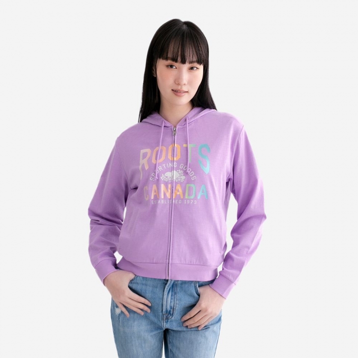 NATURE ATHLETICS FULL ZIP HOODIERoots女裝- NATURE ATHLETICS 連帽外套