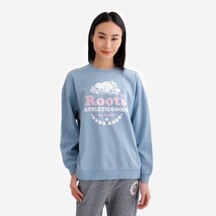 CLUBHOUSE CREWNECK SWEATSHIRTRoots女裝- CLUBHOUSE CREWNECK 圓領上衣