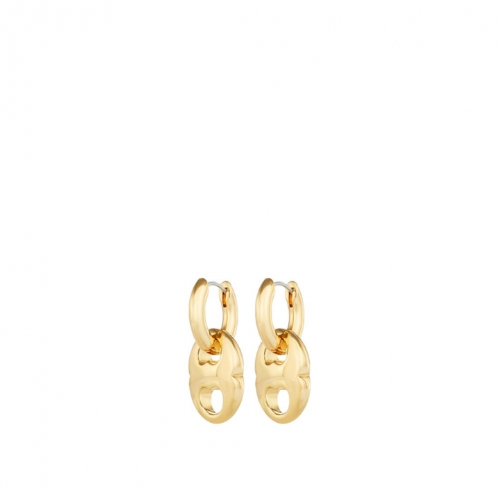 SMALL GEMINI LINK HOOP EARRINGSSMALL GEMINI LINK 圈形耳環S