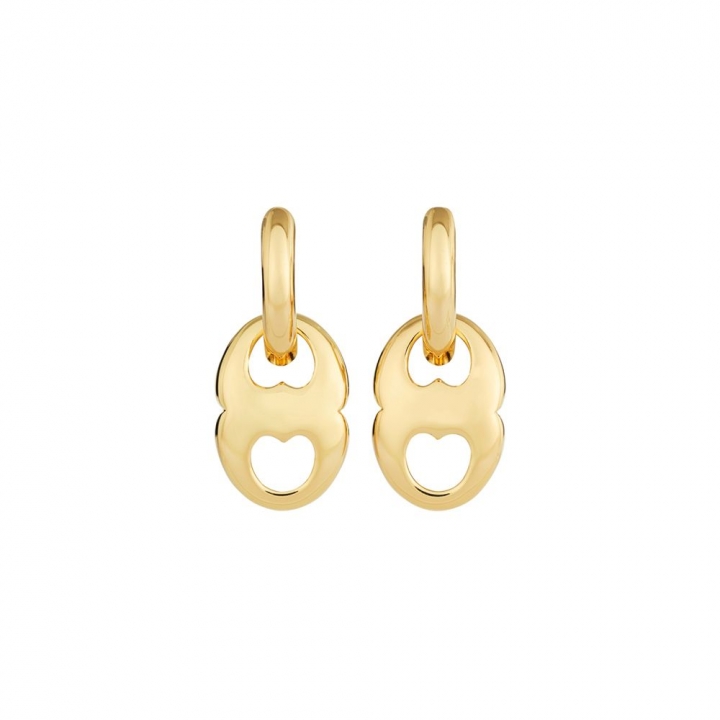 SMALL GEMINI LINK HOOP EARRINGSSMALL GEMINI LINK 圈形耳環S