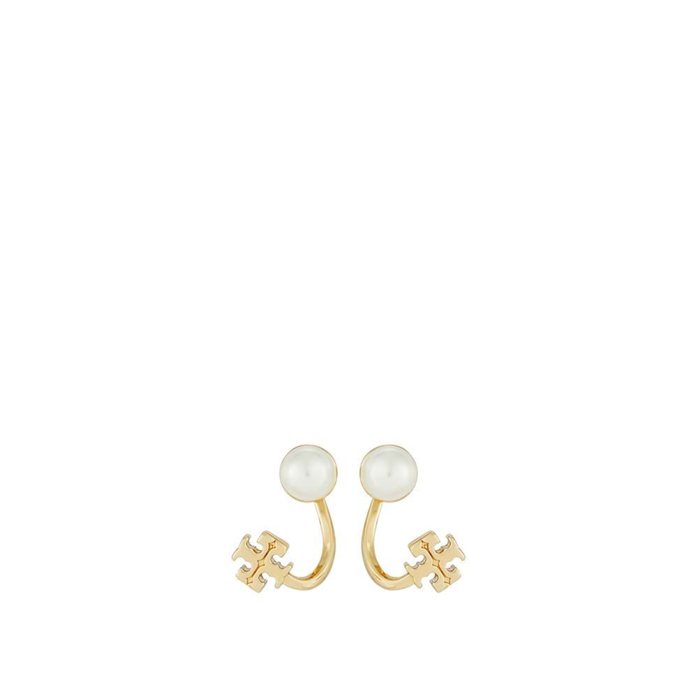 Tory Burch SMALL KIRA PEARL FRONT-BACK 耳環
