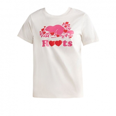 RootsRoots Roots女裝- LOVE BEAVER 短袖上衣
