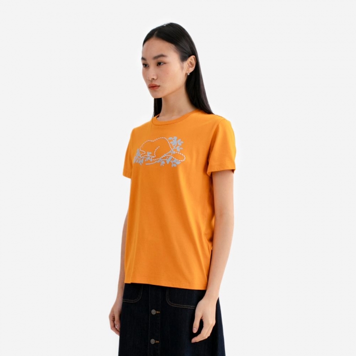 NOVELTY BEAVER T-SHIRTRoots女裝- NOVELTY BEAVER 短袖上衣