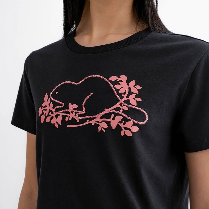 NOVELTY BEAVER T-SHIRTRoots女裝- NOVELTY BEAVER 短袖上衣