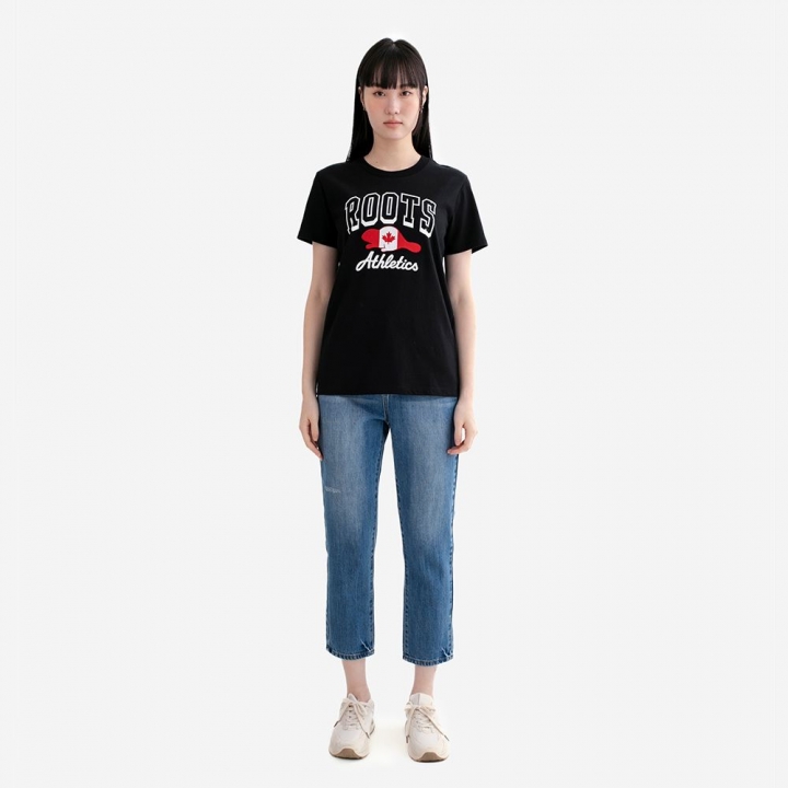 CANADA BEAVER T-SHIRTRoots女裝- CANADA BEAVER 短袖上衣