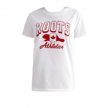RootsRoots Roots女裝- CANADA BEAVER 短袖上衣