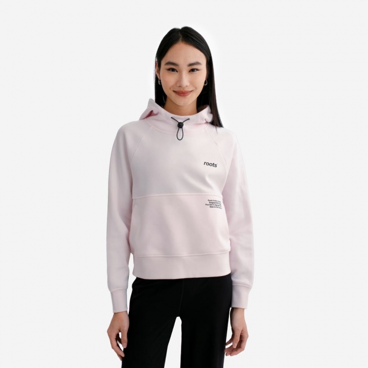 ACTIVE INTERLOCK KANGA HOODIERoots女裝- ACTIVE INTERLOCK 連帽上衣