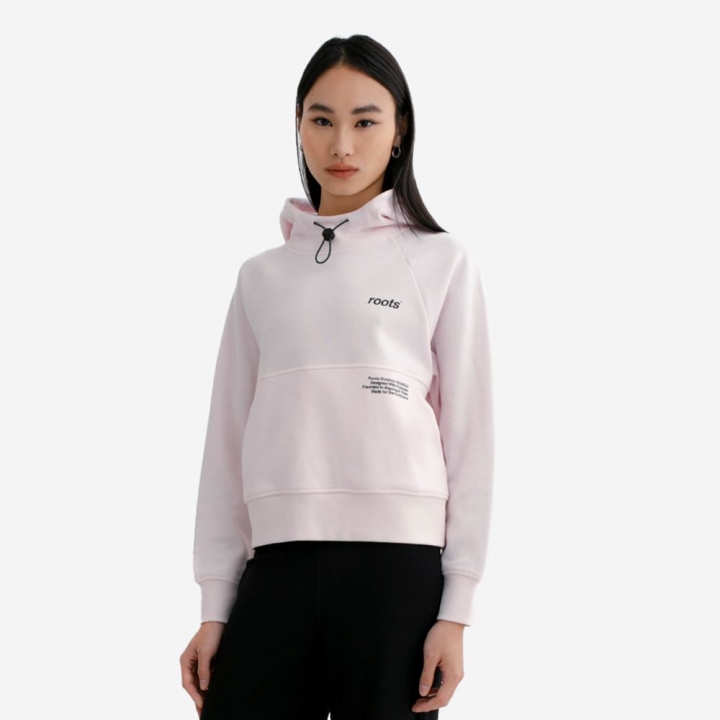 ACTIVE INTERLOCK KANGA HOODIERoots女裝- ACTIVE INTERLOCK 連帽上衣