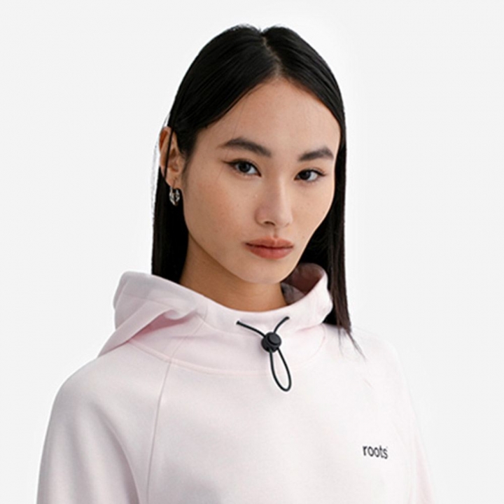 ACTIVE INTERLOCK KANGA HOODIERoots女裝- ACTIVE INTERLOCK 連帽上衣