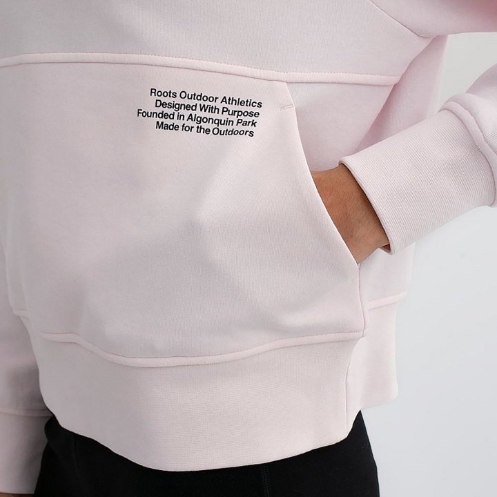 ACTIVE INTERLOCK KANGA HOODIERoots女裝- ACTIVE INTERLOCK 連帽上衣