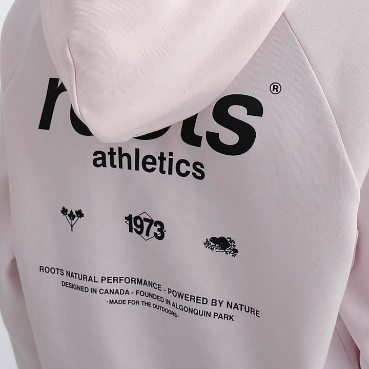 ACTIVE INTERLOCK KANGA HOODIERoots女裝- ACTIVE INTERLOCK 連帽上衣