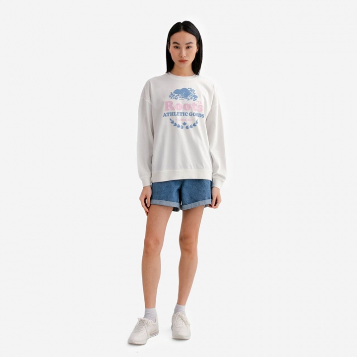 CLUBHOUSE CREWNECK SWEATSHIRTRoots女裝- CLUBHOUSE CREWNECK 圓領上衣