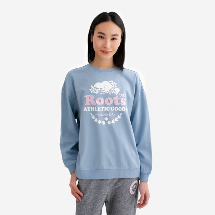 CLUBHOUSE CREWNECK SWEATSHIRTRoots女裝- CLUBHOUSE CREWNECK 圓領上衣