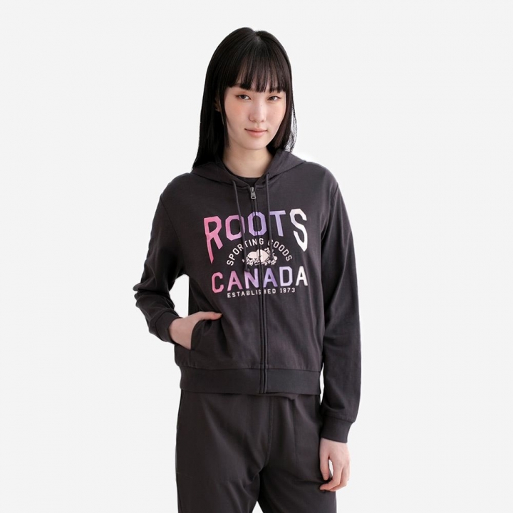 NATURE ATHLETICS FULL ZIP HOODIERoots女裝- NATURE ATHLETICS 連帽外套