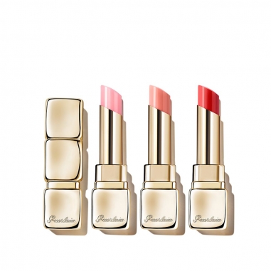 GUERLAIN嬌蘭 KISSKISS 法式之吻 波光蜜漾護唇膏三件組