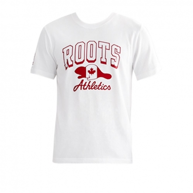 RootsRoots Roots 男裝-ROOTS BEAVER FLAG SLIM 短袖上衣