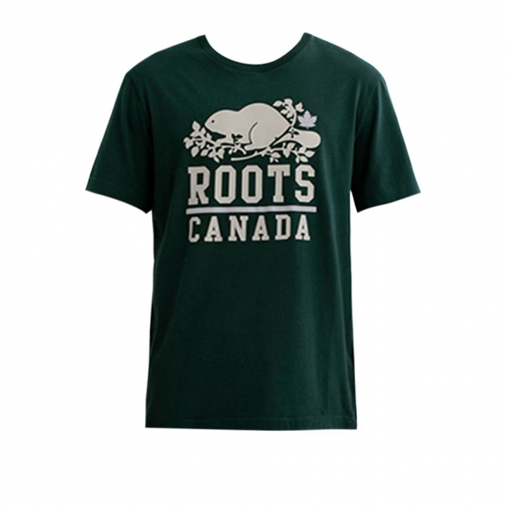 ROOTS CANADA T-SHIRTRoots 男裝-ROOTS CANADA 短袖上衣