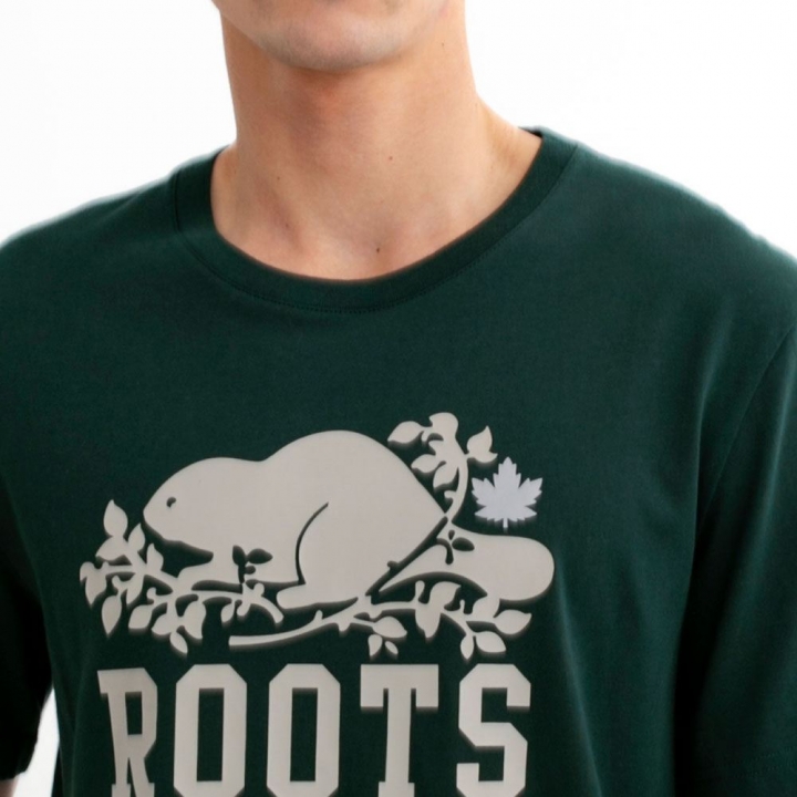 ROOTS CANADA T-SHIRTRoots 男裝-ROOTS CANADA 短袖上衣