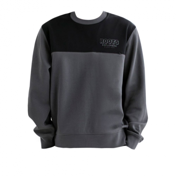 ROOTS EXPLORERS CREWRoots 男裝-ROOTS EXPLORERS 圓領上衣