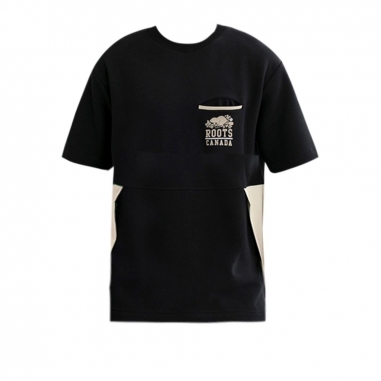RootsRoots Roots 男裝-ROOTS CANADA BLOCKED 圓領上衣